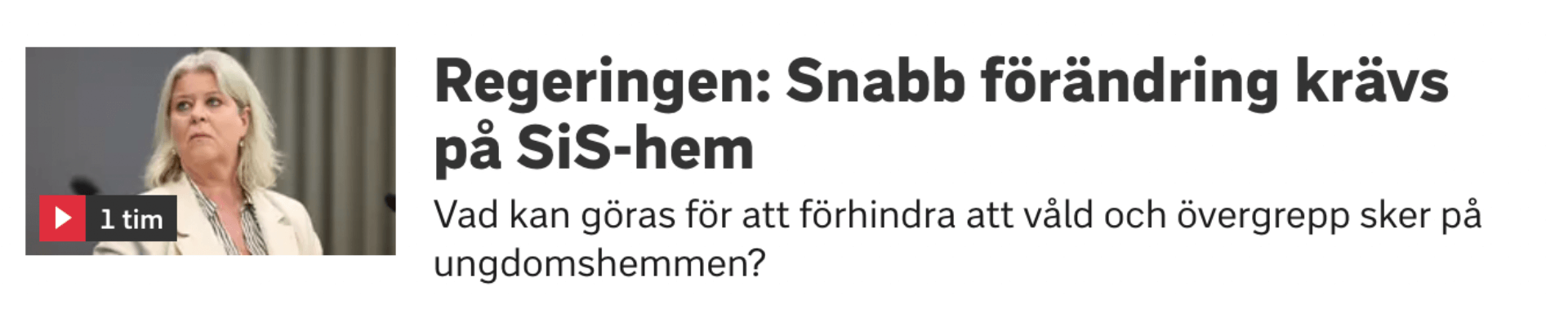 Vem ska tro på mig? Del 2 av SVT Forums sändning från rapportsläppet