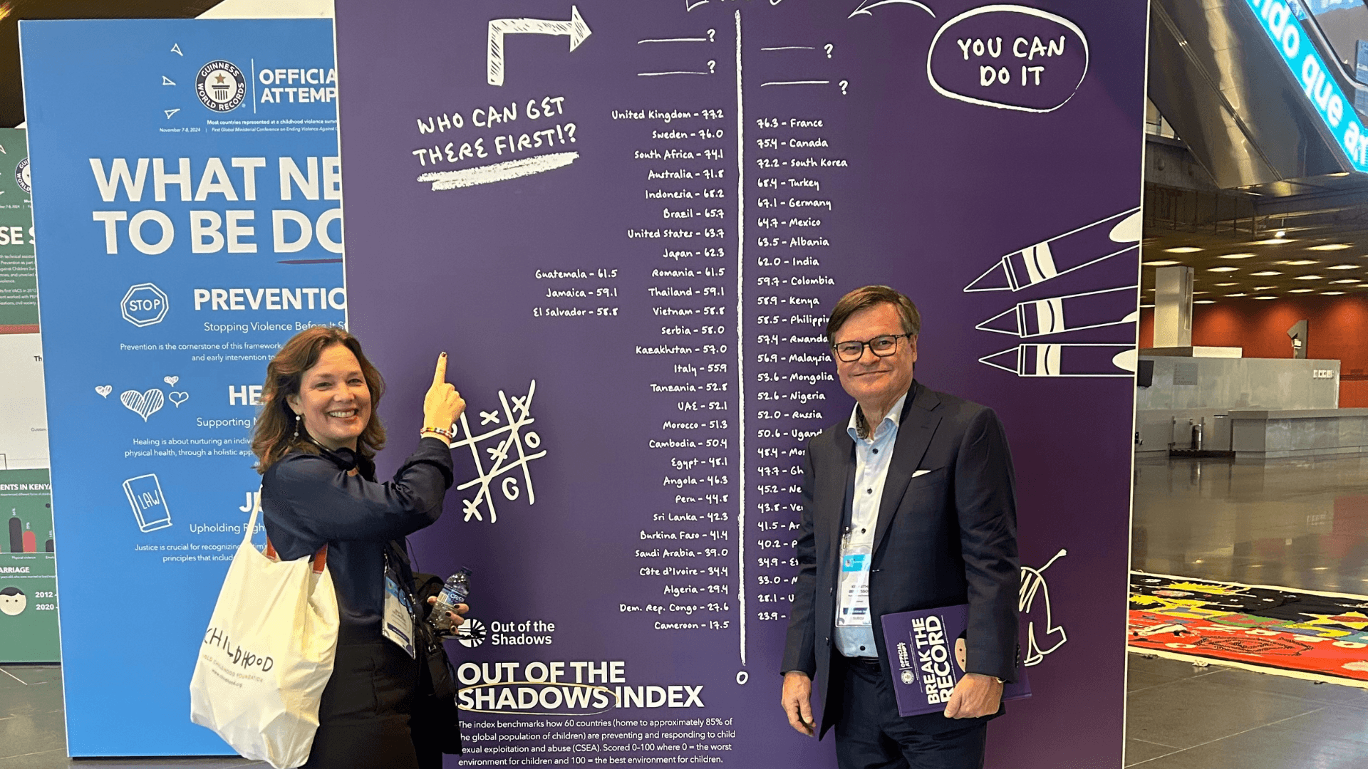 Britta Holmberg och Kenneth Bengtsson, World Childhood Foundation